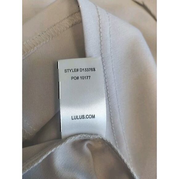 Lulu's Forevermore Gray Halter Skater Dress Size XSmall - Picture 9 of 16